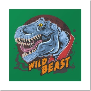 T rex Wild Beast Posters and Art